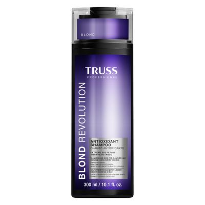 TRUSS Blond Revolution Blonde Shampoo - Gentle Cleansing Shampoo for Color Treated Hair - Preserves Luminous Blonde Coloring While Fighting Oxidation &amp; Increasing Shine (10 fl oz)