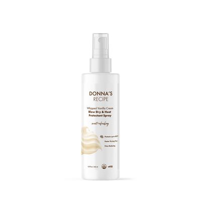 Donna&#39;s Recipe by Tabitha Brown Blow Dry &amp; Heat Protectant Spray Whipped Vanilla Cream