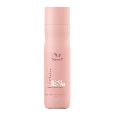 Wella Professionals Invigo Blonde Recharge Cool Blonde Shampoo| Refresh and Maintain Blonde Color| Rid Brassiness| 10.1 Fl Oz