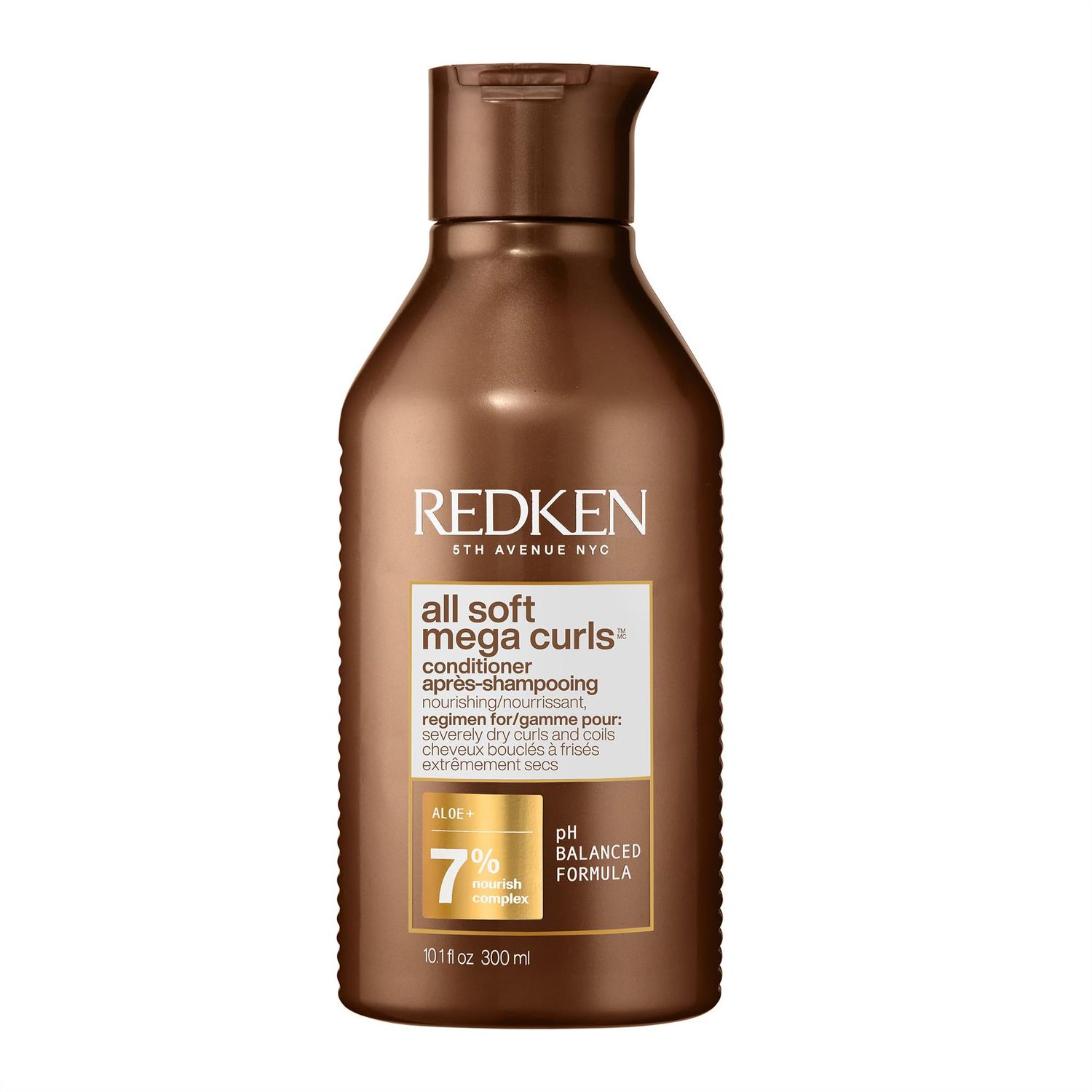 Redken All Soft Mega Curls Conditioner | For Extremely Dry Hair | For Curly &amp; Coily Hair | Nourishes &amp; Softens Severely Dry Hair | With Aloe Vera | 10.1 Fl Oz
