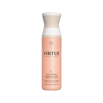 VIRTUE Curl Sulfate Free Shampoo with Jojoba Oil, Hydrates, Nourishes &amp; Repairs Curly Hair with Frizz Control, Color Safe
