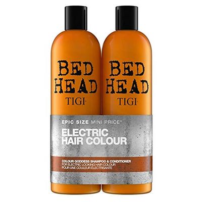 TIGI Bed Head Color Goddess Oil Infused Shampoo + Conditioner for Colored Hair Duopack (2 x 25.36 Ounce)