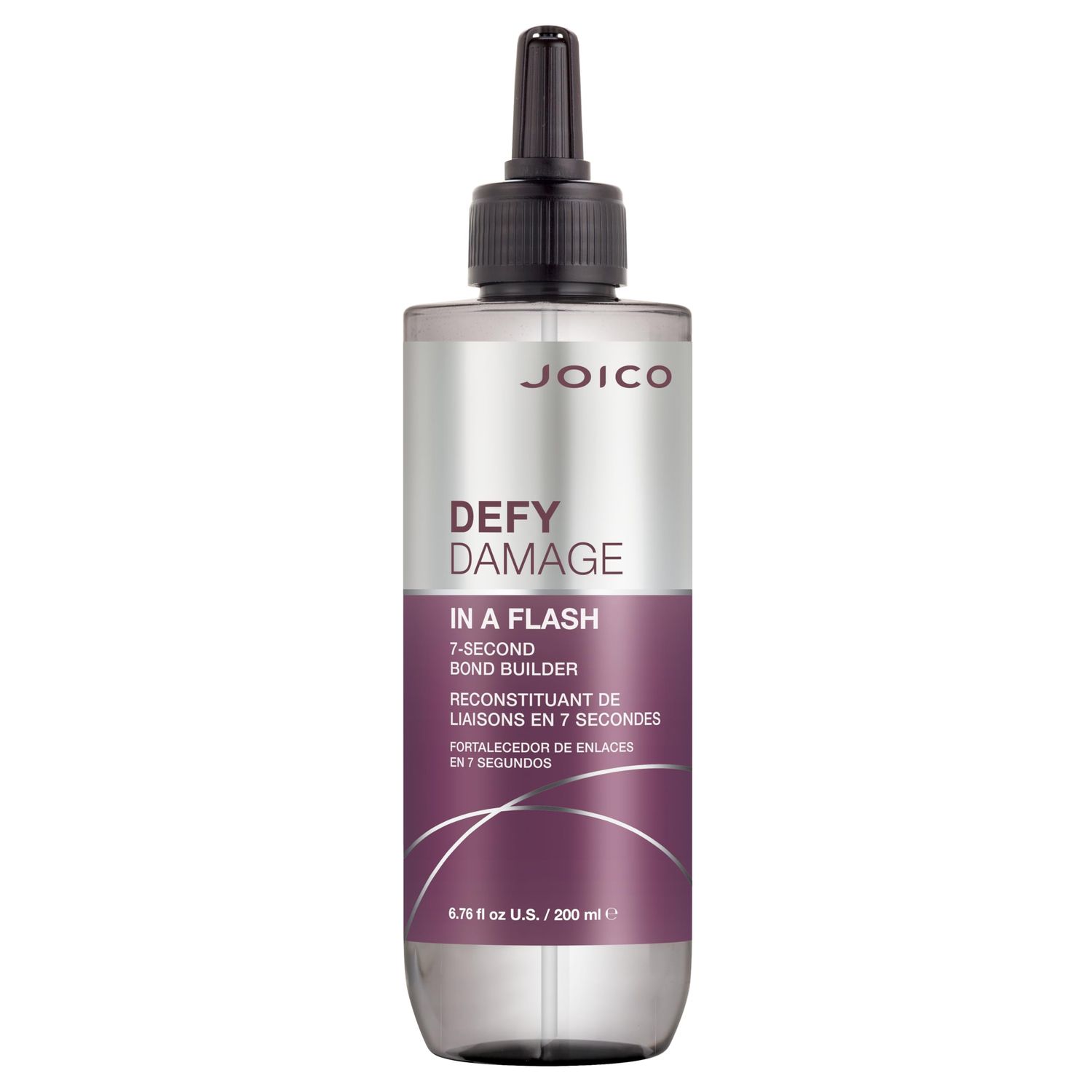 Joico Defy Damage In A Flash 7-Second Bond Building Hair Treatment | With Liquid Keratin | Quick Bond Strengthening &amp; Protection | Color -Safe | Unique Liquid-To-Crme Formula | 7.1 Fl Oz