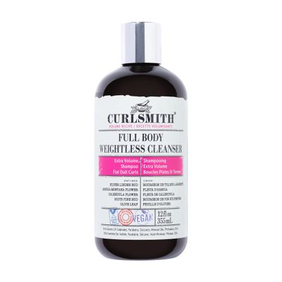 CURLSMITH - Full Body Weightless Cleanser, Volumizing Shampoo for Wavy, Curly or Coily Hair, Vegan (355ml/12fl oz)
