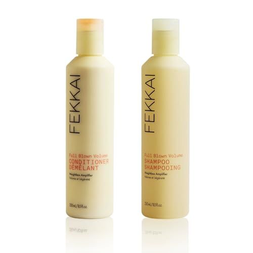 FEKKAI Full Blown Volume Shampoo (8.5 oz) + Conditioner (8.5 oz) - Adds Lift &amp; Body for Lasting Volume For Fine or Flat Hair - Vegan, Cruelty-Free