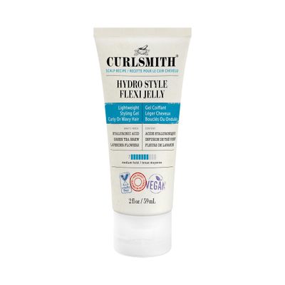 CURLSMITH - Hydro Style Flexi-Jelly - Vegan Defining Gel for Wavy, Curly or Coily Hair (2 fl oz)