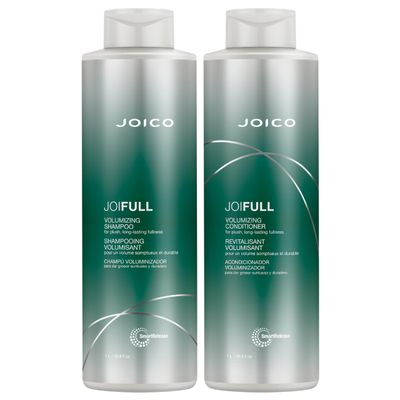 Joico JoiFULL Volumizing Shampoo &amp; Conditioner Set | Plush &amp; Long-Lasting Fullness | Boost Shine | For Fine / Thin Hair