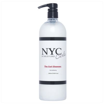 NYC Curls The Curl Cleanser | Sulfate-Free Shampoo Alternative for Curly, Coily, &amp; Wavy Hair | Zero Lather &amp; Color Safe | Vegan | 945ml / 31.95 FL OZ
