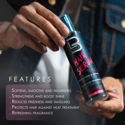 Level 3 Hair Serum - Repairs Your Damaged Hair - Softens and Smoothing - Level Three Hair Smoothing Serum - Reduces Frizziness L3