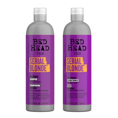 TIGI Bed Head Shampoo &amp; Conditioner For Damaged Blonde Hair Serial Blonde With Hydrolyzed Keratin 2 x 25.36 fl oz