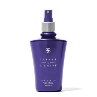 Saints &amp; Sinners Award-Winning Velvet Divine Leave-In Conditioner Spray. Helps Dry, Frizzy, Coarse, Tangled, &amp; Damaged Hair. Adds Moisture &amp; Shine