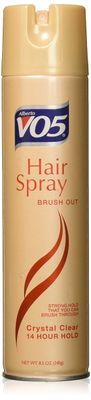 Alberto VO5 Hair Spray - 8.5 Oz - Brush Out - Strong Hold That You Can Brush Through - Locks Styles iN Place Yet Stays Soft and Brushable (Model: 816559011714)
