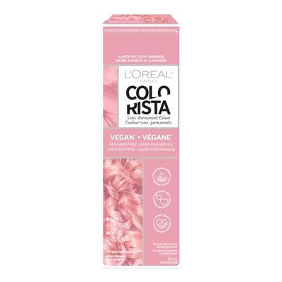 L&#39;Oreal Paris Colorista Semi Permanent Hair Color for Bleached or Blonde Hair, Color Depositing Hair Mask Formula, Soft Pink