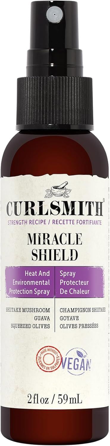 CURLSMITH - Miracle Shield, Protein-Rich Hair Protection Spray for All Curl and Hair Types (8 fl oz)