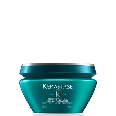 KRASTASE Resistance Therapiste Hair Mask, Repairing Cream for Weak, Over-Processed and Damaged Hair, Strengthens and Deeply Nourishes, Protects Against Breakage for Weak Hair, 6.8 Fl Oz