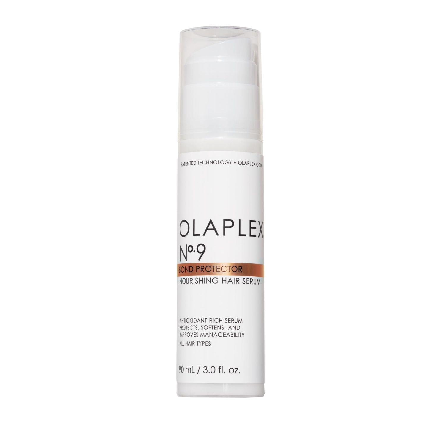 Olaplex No. 9 Bond Protector Nourishing Hair Serum, Heat Protectant, Softens &amp; Weightlessly Nourishes, Reduces Tangle &amp; Static, For All Hair Types, 3.0 fl oz