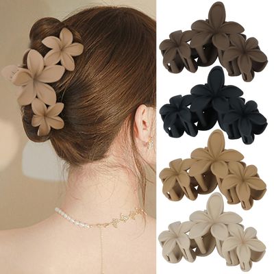 Ondder Large Matte Claw Hair Clips for Women - 4.5 Inch Non-Slip Strong Hold Clips for Thick Hair, Hair Accessories