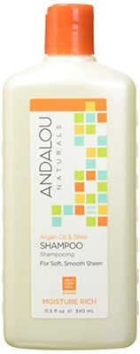 Andalou Naturals Argan Oil &amp; Shea Moisture Rich Shampoo, Orange, 11.5 Ounce