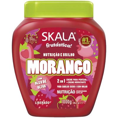 Skala - Linha Frutastica - Creme de Tratamento Morango 1 Kg - (Fruitastic Collection - Strawberry Treatment Cream Net 35.37 Oz)