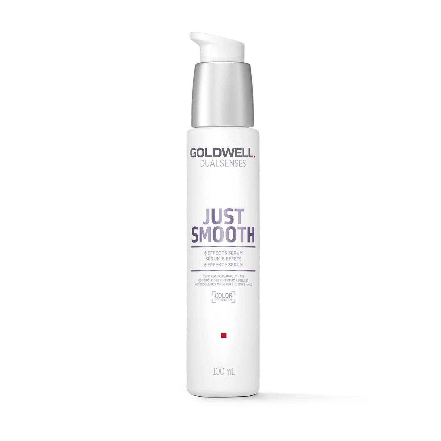 Goldwell Dualsenses Just Smooth Taming Anti-Frizz &amp; Humidity Control 6 Effects Serum, Paraben Free, Floral, 100ml