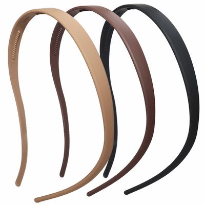KOVOLITU 3 Pack Headbands Designed for Eyewear,Flex No Pressure Headbands for Women Comfortable Plastic Headbands with Teeth-Matte Finish