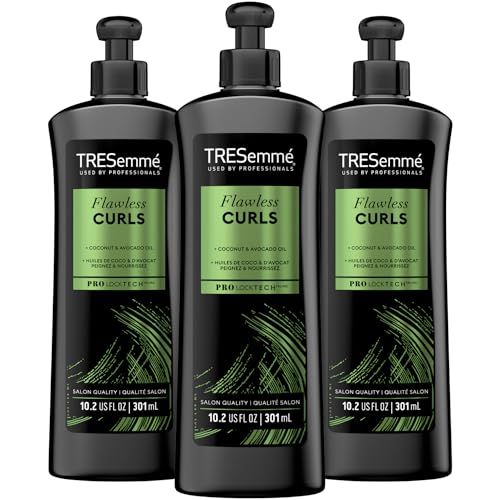 TRESemm Flawless Curls Combing Crme Detangles and Hydrates Hair With Pro Lock Tech 10.2 oz