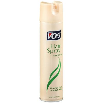 VO5 Crystal Clear Hairspray, Unscented 8.5 oz (Pack of 3)