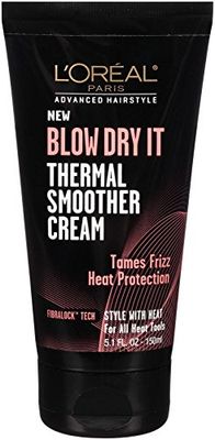 L&#39;Oreal Paris Advance Hairstyle Blow Dry It Thermal Smoother Cream - 5.1 oz