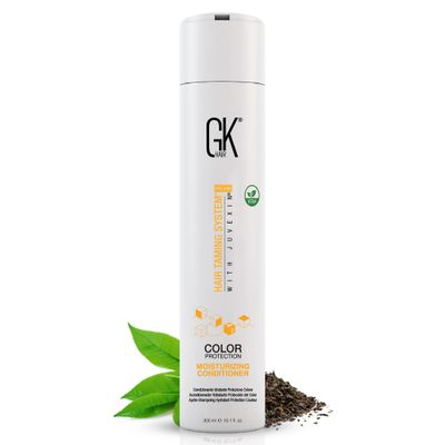 GK HAIR Hydrate Moisturizing Conditioner for Dry Damaged Colored Hair Protection Deep Conditioning with Argan Oil Keratin Frizz Control Smooth Healthy All Hair Sulfate Free Women and Men - 10.1 Ounce