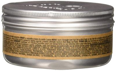 TIGI Bed Head for Men Pure Texture Hair Molding Paste - Use for Texture & Separation - Versatile Cream-to-Paste Fusion - For Men's Hairstyles - Use on Damp & Dry Hair - 2.93 oz (2 Pack)