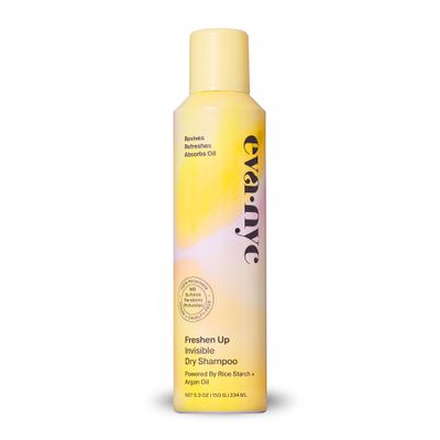 Eva NYC Freshen Up Invisible Dry Shampoo, Cleansing Dry Shampoo for Women of All Hair Types, Non Toxic Shampoo with Argan Oil &amp; Rice Starch, GMO-Free Hair Dry Shampoo, Leaves No White Residue, 5.3 oz