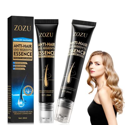2PCS Zozu Hair Regrowth Essence - Anti Hair Loss, Serum Oil for Hair Loss Treatments, Hair Growth Oil for Dry Damaged Hair, Zozu Hair Growth Essence Strengthening &amp; Nourishing Hair for Women &amp; Men