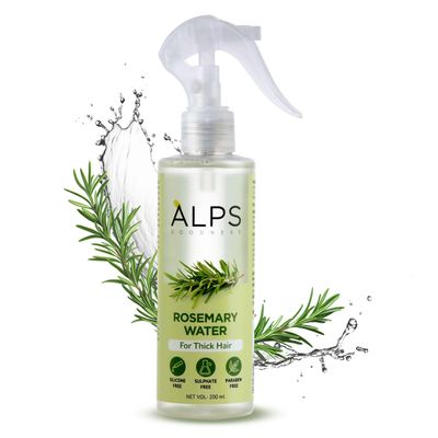 Alps Goodness Rosemary Water Spray for Hair Growth | Strengthen, Revitalize &amp; Thicken Hair | Damage Repair &amp; Hair Loss Control | Adds Shine &amp; Reduces Frizz | 6.76 Fl Oz/200ml