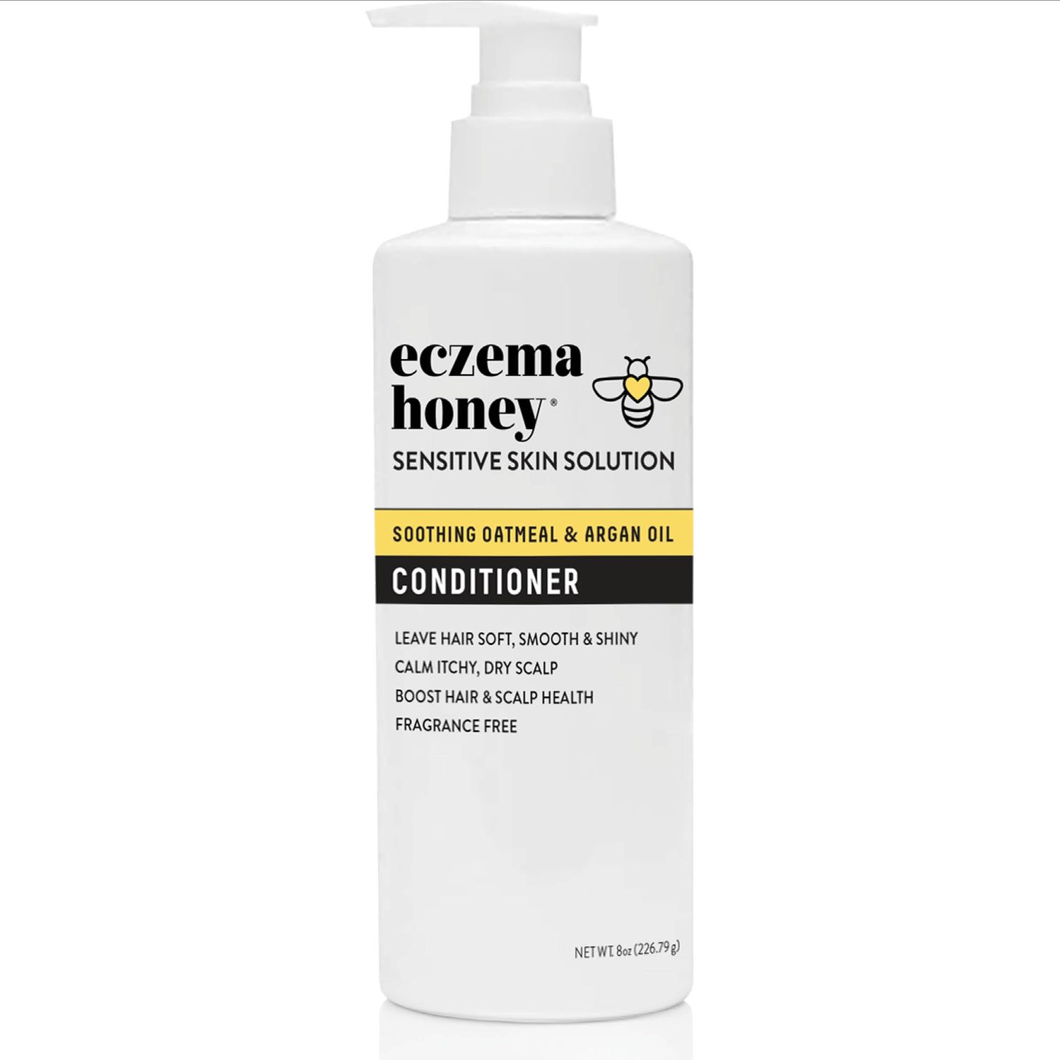 ECZEMA HONEY Nourishing Conditioner - Helps with Psoriasis, Dermatitis, &amp; Flaking - Daily Dandruff Conditioner &amp; Scalp Care - Itchy Scalp Treatment for Men, Women &amp; Kids (8 Oz)
