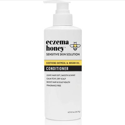 ECZEMA HONEY Nourishing Conditioner - Helps with Psoriasis, Dermatitis, &amp; Flaking - Daily Dandruff Conditioner &amp; Scalp Care - Itchy Scalp Treatment for Men, Women &amp; Kids (8 Oz)