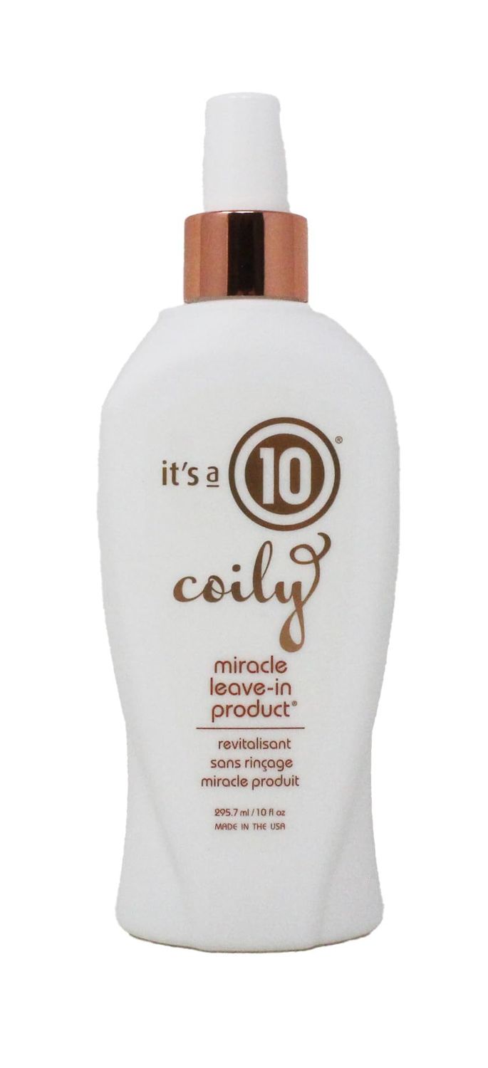 It&#39;s A 10 Haircare Coily Collection Miracle Leave-In 10 Ounce, Yellow