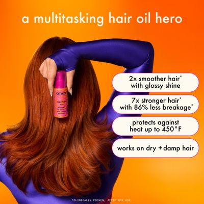 amika superfruit star lightweight hair styling oil