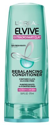 L&#39;Oreal Paris Elvive Extraordinary Clay Rebalancing Conditioner, 12.6 fl; oz; (Packaging May Vary)
