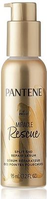 Pantene Hair Serum, Split Ends Hair Treatment, Hair Serum for Frizzy and Damaged Hair, Miracle Rescue, 3.2 oz