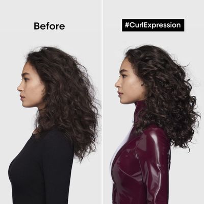 L'Oreal Professionnel Curl Expression 10-in-1 Mousse - Multi-Benefits For Curly and Coily Hair - Defines and Strengthens Curls With Heat Protection, Silicone, Paraben and Alcohol Free