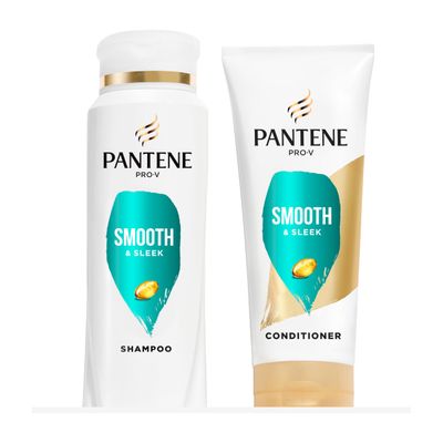 Pantene Pro-V Smooth &amp; Sleek Duo Set Shampoo &amp; Conditioner 12-12.6 Fl Oz