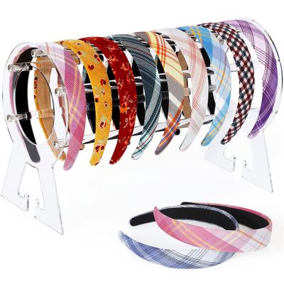 Suneerplay Headband Holder - Clear Acrylic Organizer and Display Stand for Women and Girls
