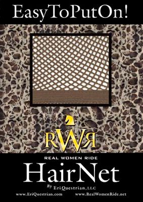 RWR No Knot Equestrian Hair Net (Medium Brown)