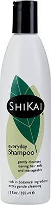 ShiKai Everyday Gentle Shampoo (12 oz) | Gentle Cleansing, Low Detergent Formula | With Aloe Vera for Healthy, Shiny Hair
