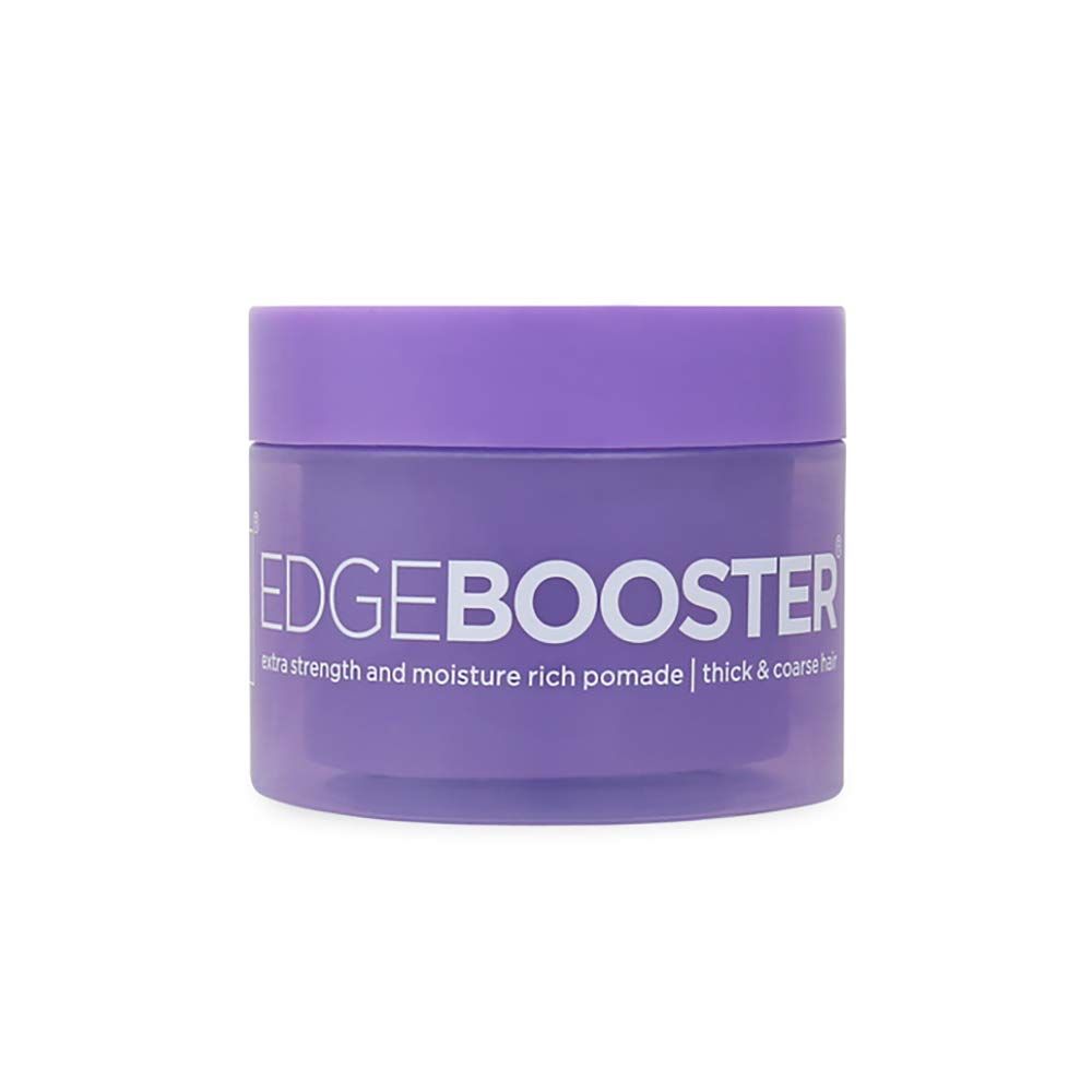 Style Factor Edge Booster Strong Hold Water-Based Pomade - Super Shine &amp; Moisture 3.38oz (VIOLET CRYSTAL)