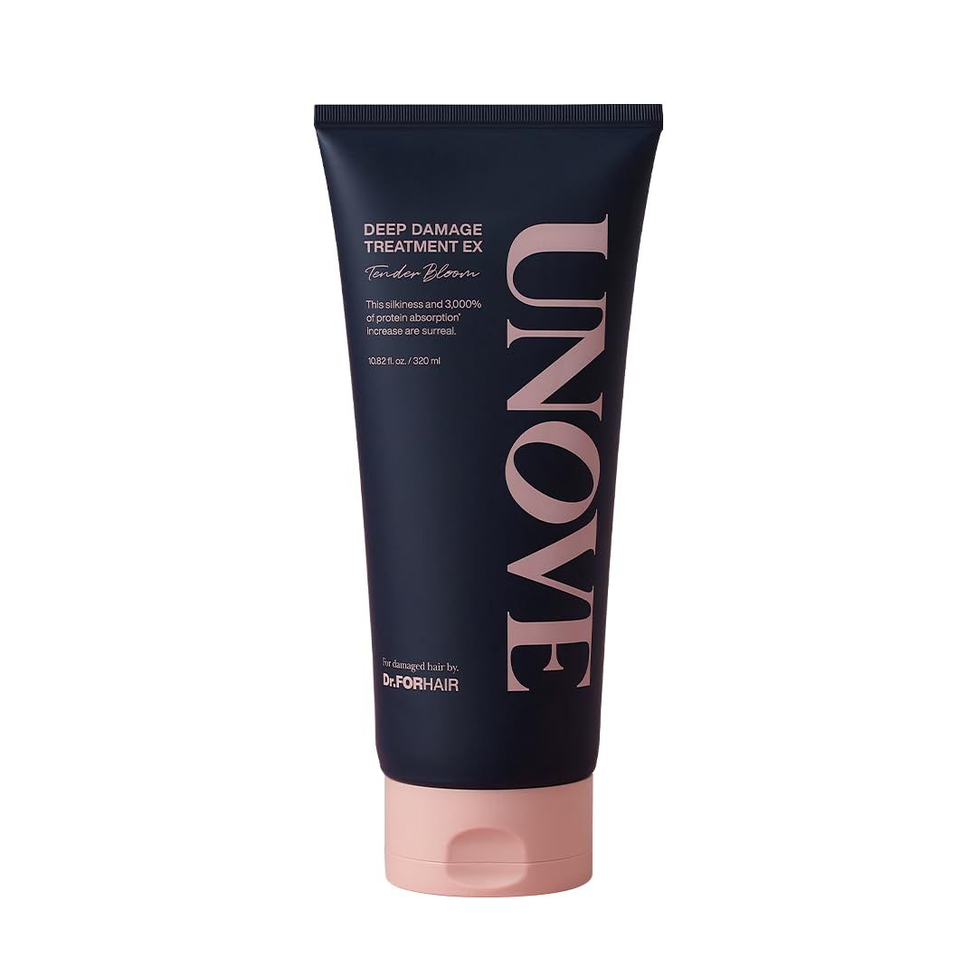 UNOVE Deep Damage Treatment Ex 320 ml/10.82fl.oz | Premium Nourishing Hair Mask | Conditioner for Dry Frizzy Damaged Hair with Keratin-PF | Strengthening &amp; Hydrating