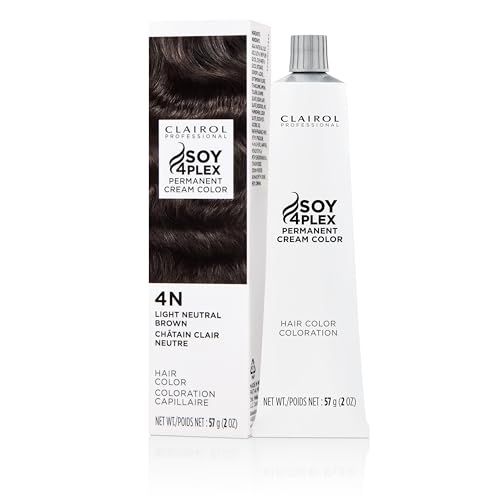 Clairol Professional Crme Permanente, 4n Light Neut Brown, 2 oz. - Packaging May Vary