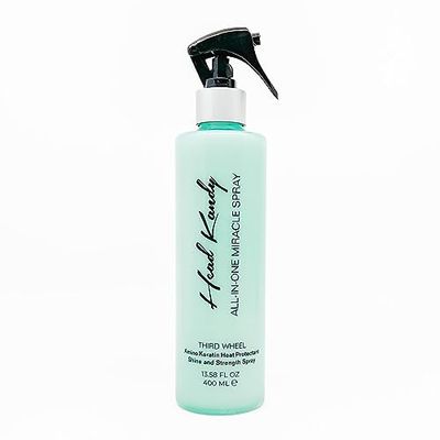 Head Kandy Heat Protectant Spray For Hair | The Third Wheel | Thermal Protection Spray With Amino Keratin | Protects Against Heat Damage, Breakage, Humidity | 13.5 oz