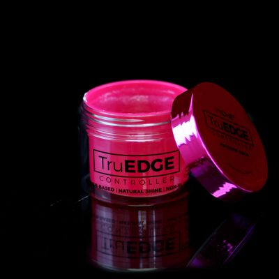 TruEDGE Controller Extreme Hold Water-Based Pomade - Ntaural Shine &amp; Non-Flaky Scented Edge Control - Perfect for Hair-Braiding (Cherry)