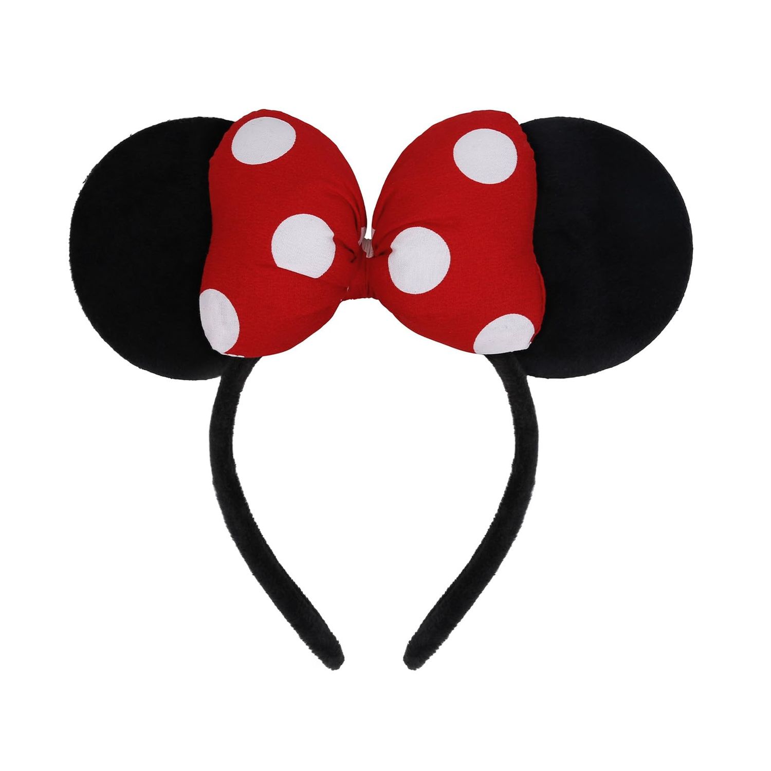 WOVOWOVO 3D Mouse Ears Headbands for Women Red Bow Hairbands Headband Birthdays Headband for Girls Party Decorations